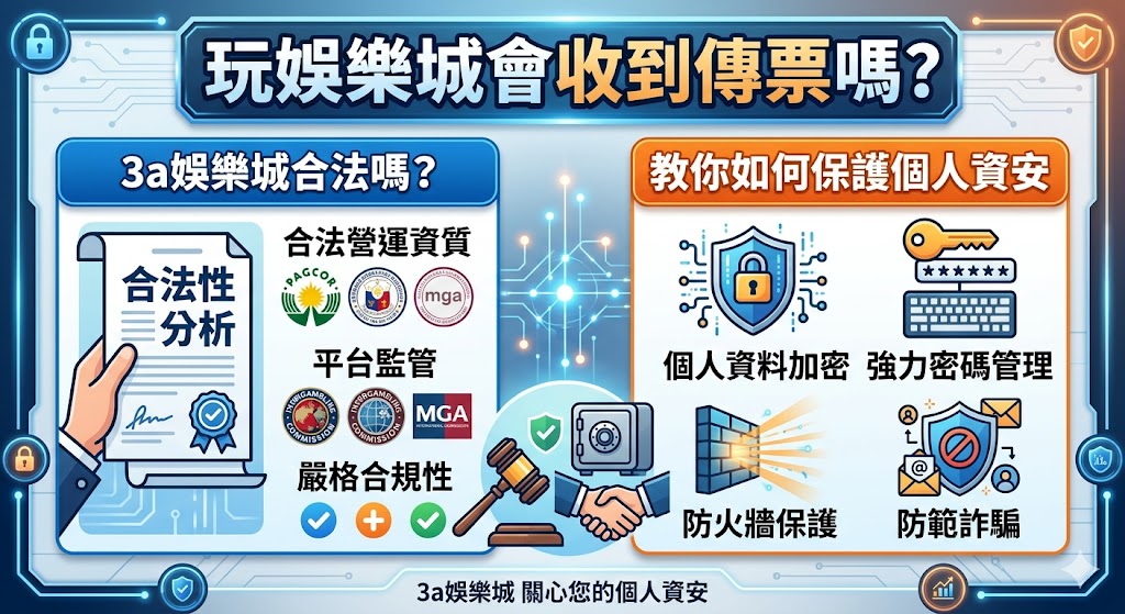 玩娛樂城會收到傳票嗎？3a娛樂城合法嗎？教你如何保護個人資安